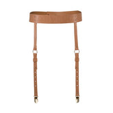 Bijoux Indiscrets Maze - Vegan Leather Adjustable Suspender Belt Butt Plugs